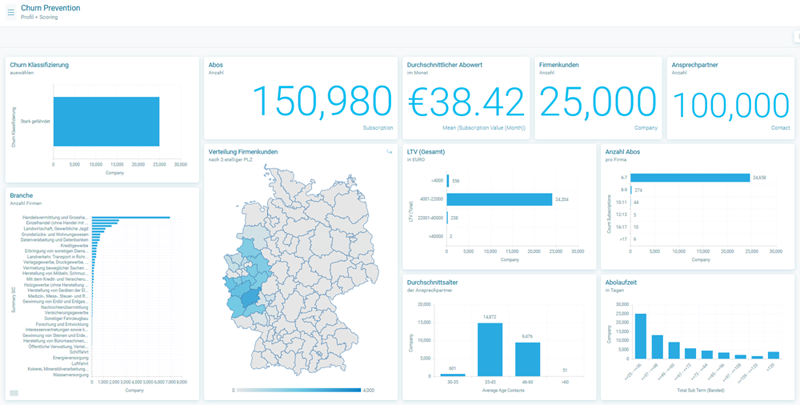 Dashboarding Churn Prevention