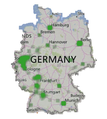 Verteilung Apotheken in Deutschland