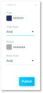 Font colours