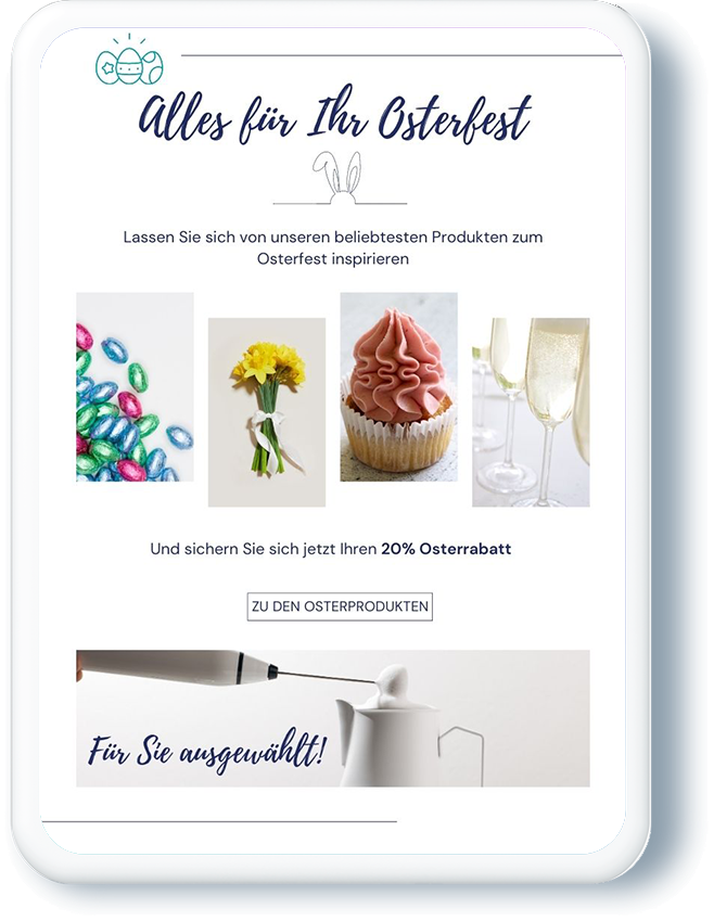 Beispiel Osternewsletter