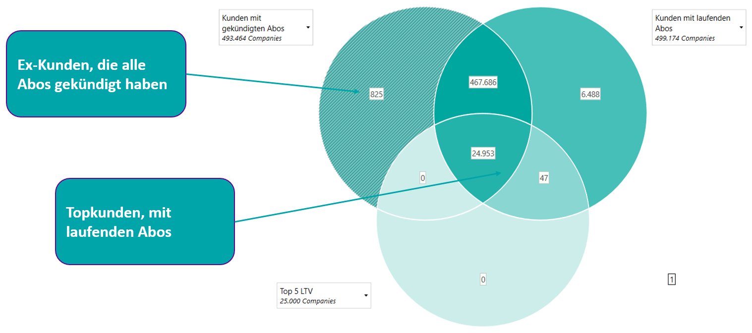 Venn-Diagramm Ex-Kunden